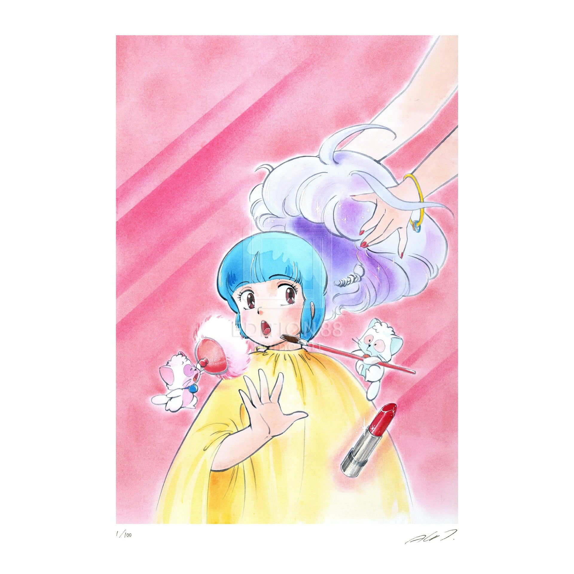 魔法の天使 クリィミーマミ」 88グラフ メイクアップ /高田明美（直筆  